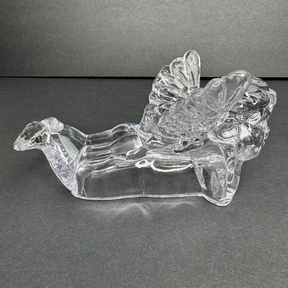 2 Crystal Glass Angel Cherub Candle Holder Figurines -Taper Candles -Centerpiece - Picture 6 of 9